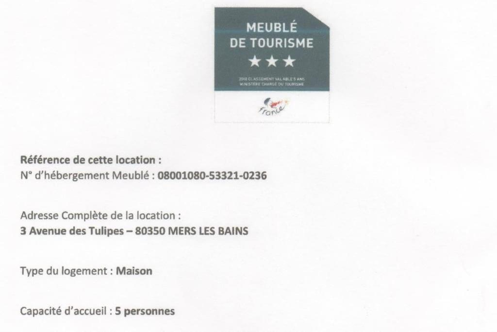 Maison Avec Jardin A Mers Les Bains Екстер'єр фото